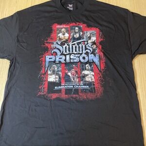 WWE Sultan's Prison The Anthology Of The Elimination Chamber 2XL‎ black T-shirt